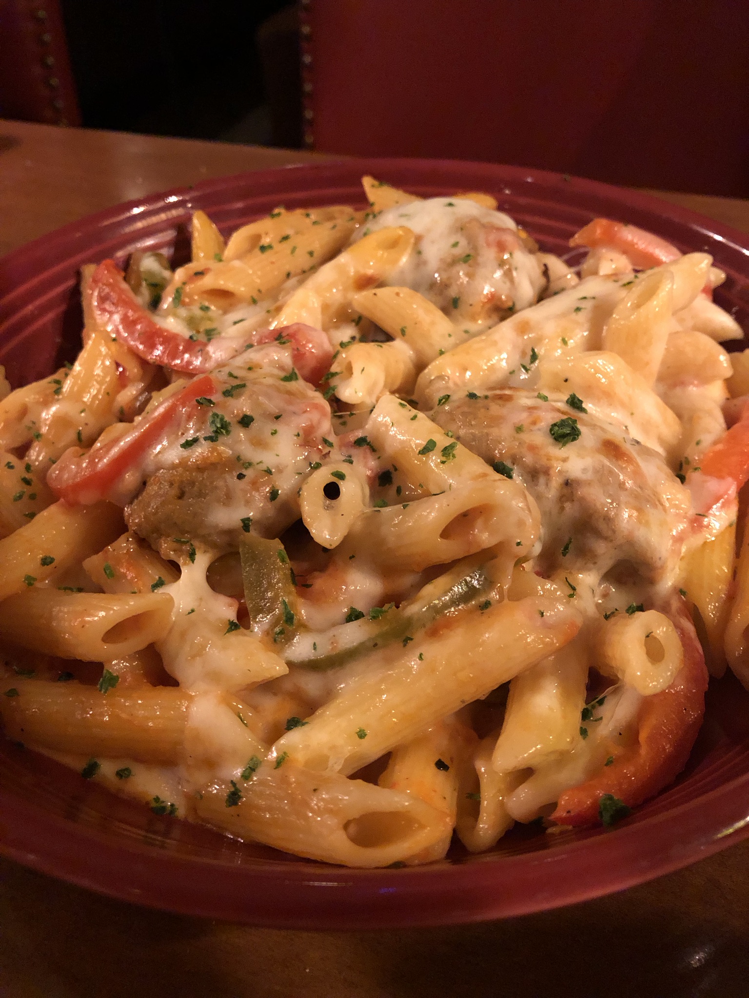 Pasta Carrabba Notes on napkins: carrabba's 'pasta seconds' adds another possibility